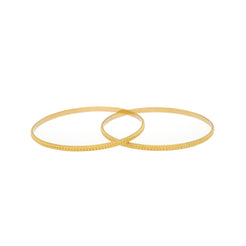 22K Gold Bangles Set of Two, 22.4gm