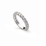 14K White Gold Diamond Wedding Band W/ 1.3ct VS-SI Diamonds & Slightly Scalloped Shared Prong Setting | 


Create a beautifully glistening bridal wedding set by pairing your custom engagement ring with...