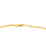 22K Yellow Gold Diamond Necklace & Earrings Set W/ 14.74ct Uncut Diamonds, Rubies & Laxmi Kasu on Deep V-Neck Pendant Necklace | 22K Yellow Gold Uncut Diamond Necklace & Earrings Set W/ 14.74ct Uncut Diamonds, Rubies &...