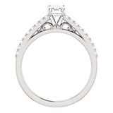 Four Prong Solitaire Diamond Engagement Ring | 