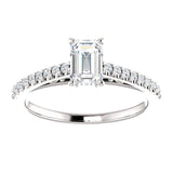 Four Prong Solitaire Diamond Engagement Ring | 