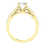 Four Prong Solitaire Diamond Engagement Ring | 