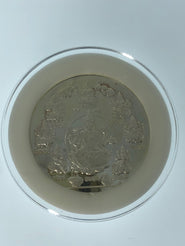 Laxmi Silver Coin with OM engraved on the back