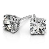 Round-Cut Diamond Solitaire Earrings in 14k Yellow or White Gold (1-1/2 ct.) | A beautiful pair of Solitaire Diamond Studs. Total weight of 1.5 ct.
Price given based on VS clar...