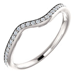 14K White Gold Round Engagement Ring Matching Band 122063:235:PMB | 14K White Gold Round Engagement Ring Matching Band 122063:235:PMB