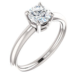 14K White Gold Round Engagement Ring 122231:496:P | 14K White Gold Round Engagement Ring 122231:496:P