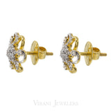 0.62CT Daisy Diamond Stud Earrings Set in 18K Yellow Gold | .62CT Daisy Diamond Stud Earrings Set in 18K Yellow Gold for women. Beautiful hand crafted floral...