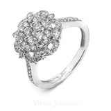 14K White Gold Diamond Ring | 14kt White-Gold Diamond Ring