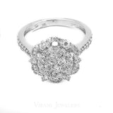 14K White Gold Diamond Ring | 14kt White-Gold Diamond Ring