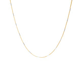 22K Multi-Tone Gold Minimalist Chain | 
Bring an air of casual elegance to your outfits with the 22K Multi-Tone Gold Minimalist Chain fr...