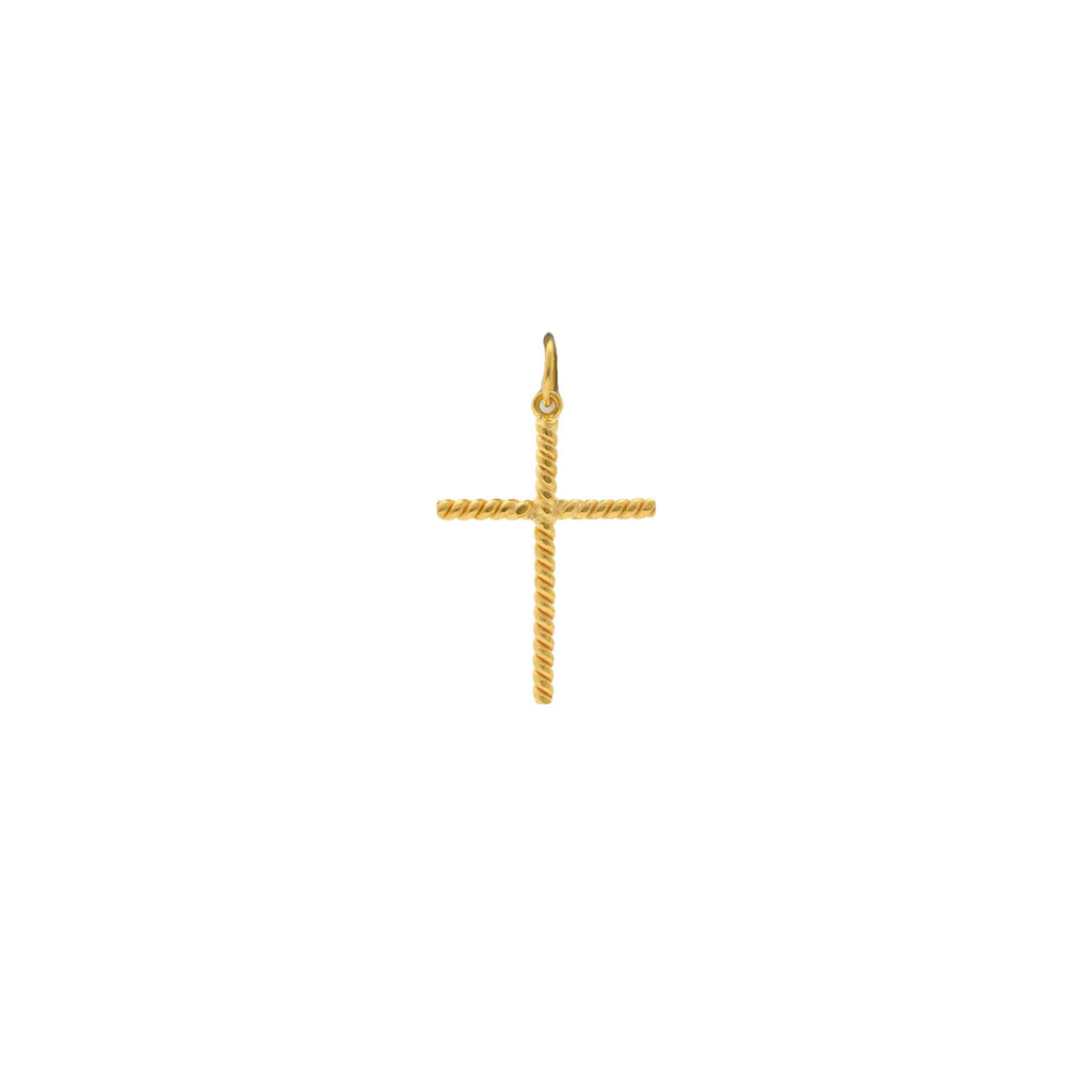 22K Gold Twine Cross Pendant | 


Our 22K Gold Twine Cross Pendant is simple yet luxurious. The twisted design of this 22k gold ...