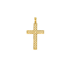 22K Gold Majestic Cross Pendant