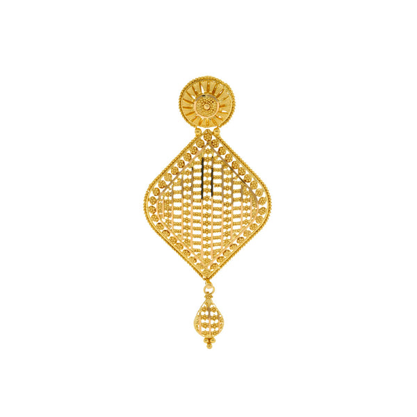 22K Gold Aarika Pendant | 


The 22K Gold Aarika Pendant from Virani Jewelers will add glamour to your basic gold chain. Th...