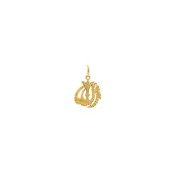 22K Gold Divine Allah Pendant