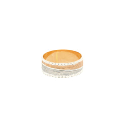 18K White & Rose Gold Artisan Ring