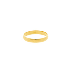 22K Gold 2.8 Grams Classic Ring, Size 9