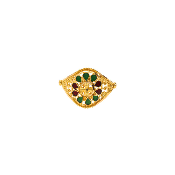 22K Gold & Enamel Allure Ring | 


The 22K Gold & Enamel Allure Ring from Virani Jewelers is a one of a kind design. This lux...