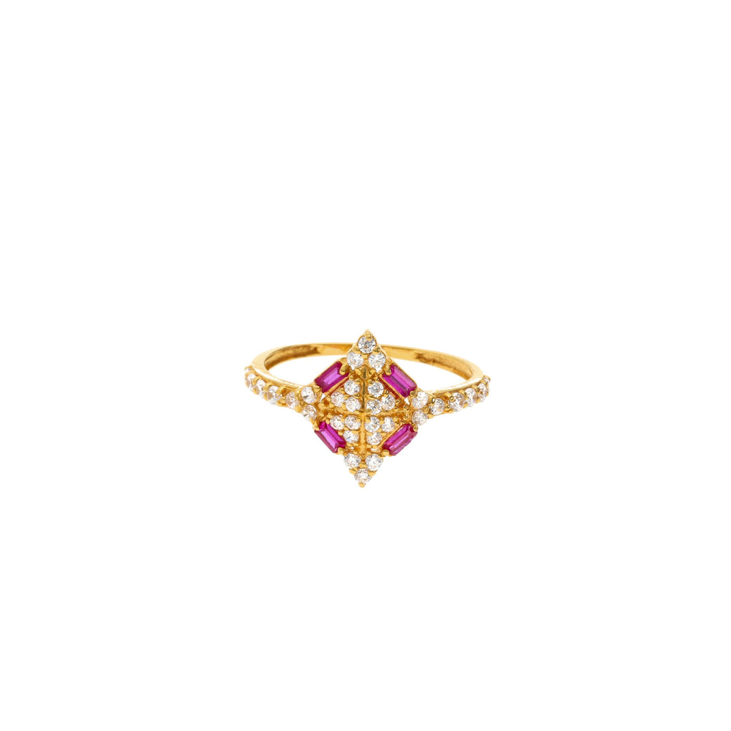 22K Gold & Gemstone Elegance Ring | 


Radiate with class and beauty when you adorn your finger the 22K Gold Elegance Ring from Viran...