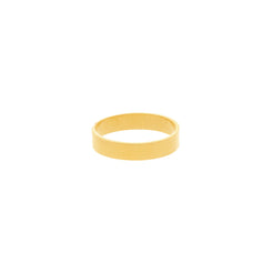 22K Gold 4.1 Grams Minimal Ring, Size 8.5
