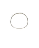 18K Yellow Gold Diamond Bangle W/ 0.59ct Diamonds & Stretchable Band | Indulge in the guilt-free exploration of precious diamonds and gold of this exquisite women’s str...