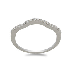 14K White Gold Diamond Ring