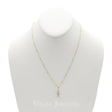 18k Diamond Necklace and Earrings Set | 