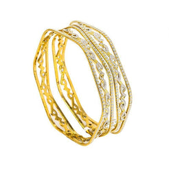 22K Gold 2 Piece Bangles