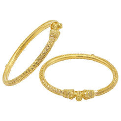 22K Gold 2 Piece Bangles