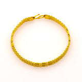 22K Yellow Gold Men's Bracelet W/ Brick Link & Cuff Accents |  22K Yellow Gold Men's Bracelet W/ Bricklink & Cuff Accents. This unique 22K yellow gold brac...