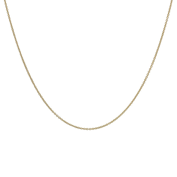 18K Yellow Gold Classic Curb Link Chain Necklace | 18K Yellow Gold Classic Curb Link Chain Necklace. Classic gold chain necklace with a total weight...