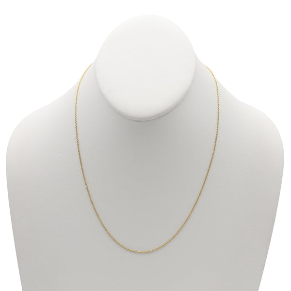 18K Yellow Gold Classic Curb Link Chain Necklace | 18K Yellow Gold Classic Curb Link Chain Necklace. Classic gold chain necklace with a total weight...