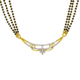 18K Yellow Gold Diamond Mangalsutra Necklace W/ 0.34ct VS-SI Diamonds |  18K Yellow Gold Diamond Mangalsutra Necklace W/ 0.34ct VS-SI Diamonds for women. This beautiful ...