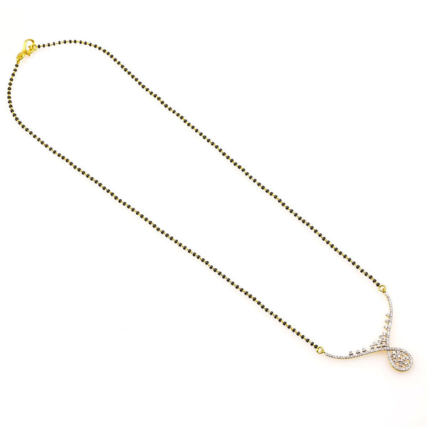 18K Yellow Gold Diamond Mangalsutra Necklace W/ 0.63ct VS-SI Diamonds | sold
18K Yellow Gold Diamond Mangalsutra Necklace W/ 0.63ct VS-SI Diamonds for women. This beauti...