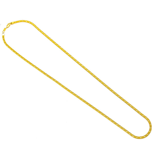 22K Yellow Gold Men's Chain W/ Cubed Curb Link | Give yourself the gift of luxury by ordering this 22K men’s chain from Virani Jewelers!Features:
...