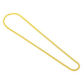 22K Yellow Gold Men's Chain W/ Double Curb Economy Link | Take your style to the next level with this extraordinary 22K link chain from Virani Jewelers!Fea...
