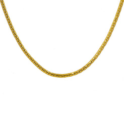 22K Yellow Gold Men's Chain W/ Double Rada Link