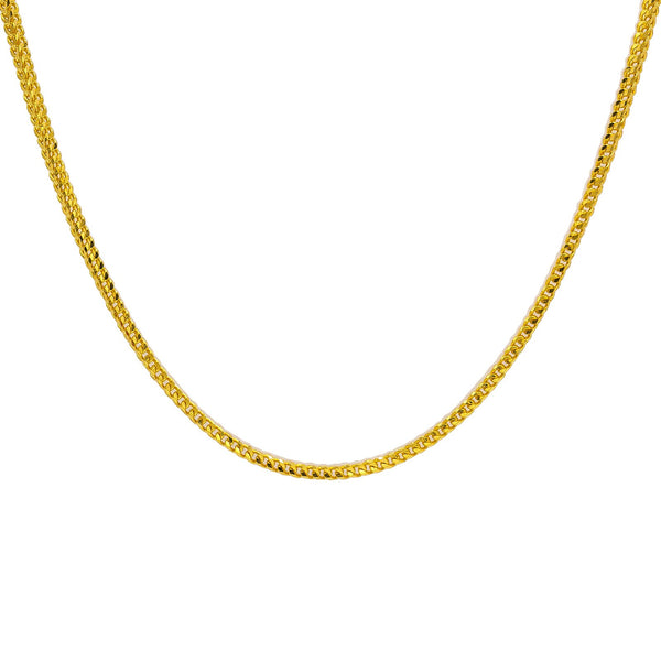 22K Yellow Gold Chain W/ Anchor & Ball Bead Links, 22 Inches | For a statement look, you need a unique piece to truly add texture, like this 22K yellow gold cha...