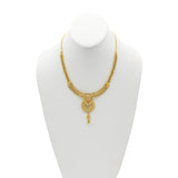 22K Gold Necklace and Earrings Set | 