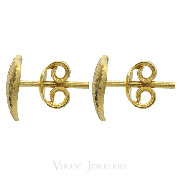 22K Gold Pendant and Earrings Set | 22k Gold Heart Shaped Pendant with earrings. This set comes with a 22k Gold Chain.