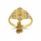 22K Multi Tone Gold Ring | 