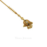 22K Gold CZ Tikka | 